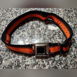 Orange and Black Seatbelt Belt